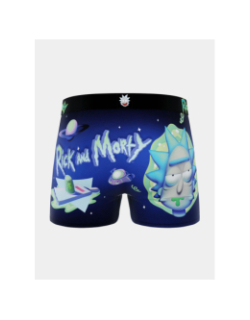 Boxer en microfibre rick et morty bleu homme - Freegun