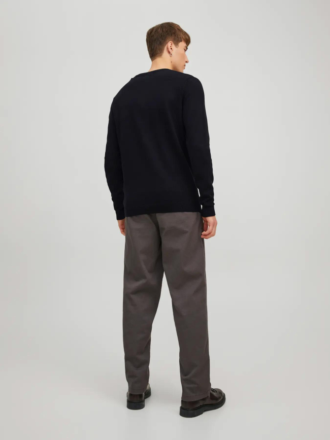 Pull fin jjebasic noir homme - Jack & Jones