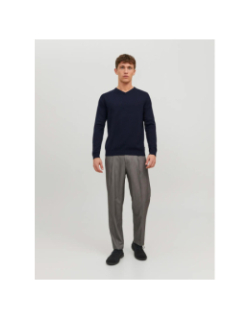 Pull fin jjebasic bleu marine homme - Jack & Jones