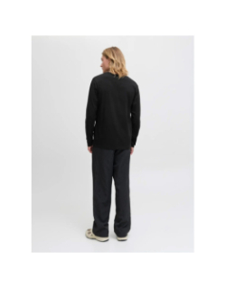 T-shirt à manches longues jjeorganic noir homme - Jack & Jones