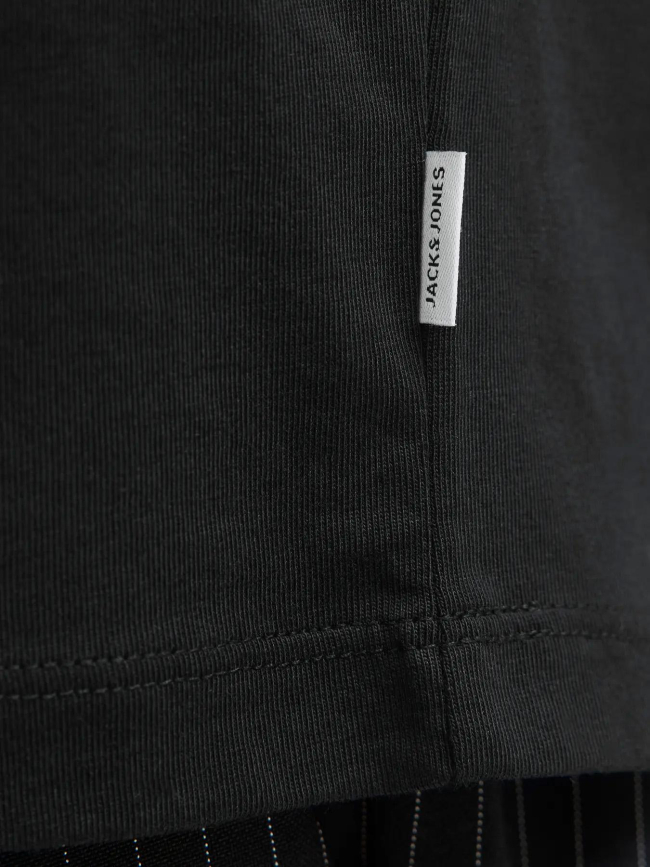 T-shirt à manches longues jjeorganic noir homme - Jack & Jones