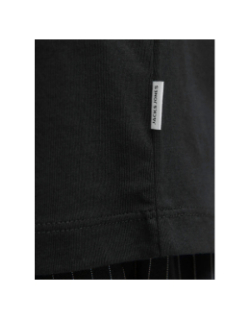 T-shirt à manches longues jjeorganic noir homme - Jack & Jones