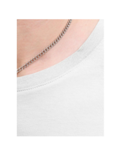 T-shirt à manches longues jjeorganic blanc homme - Jack & Jones