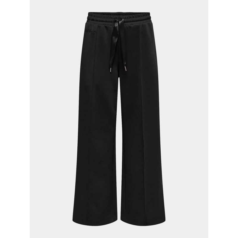 Pantalon large lue noir femme - Only