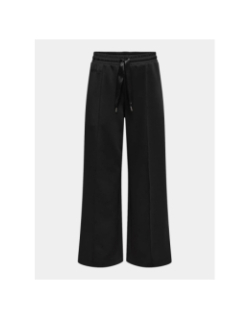 Pantalon large lue noir femme - Only