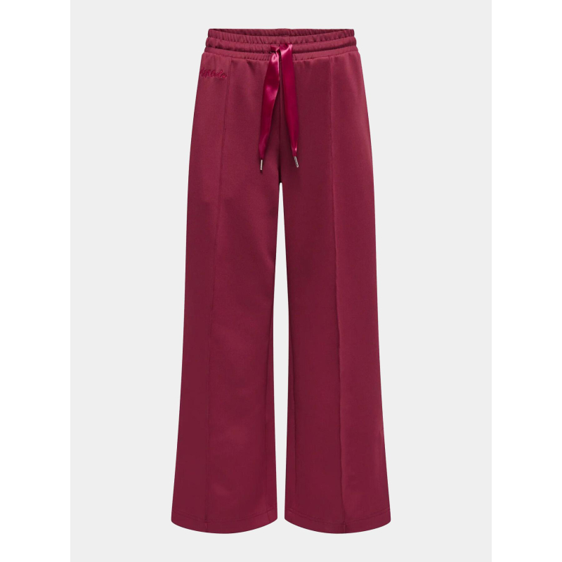 Pantalon large lue bordeaux femme - Only