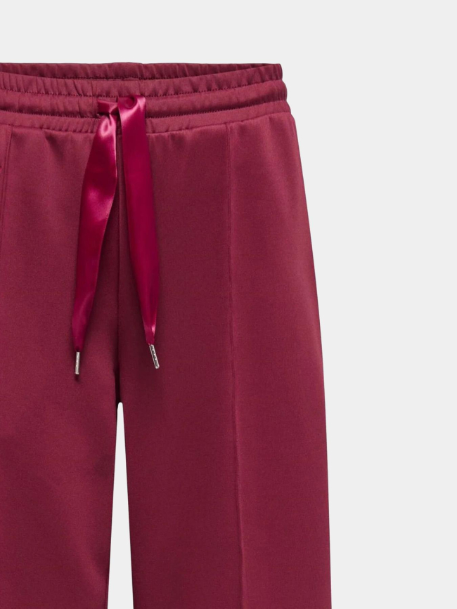 Pantalon large lue bordeaux femme - Only