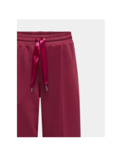 Pantalon large lue bordeaux femme - Only