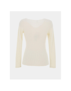 Top manches longues liara écru femme - Only