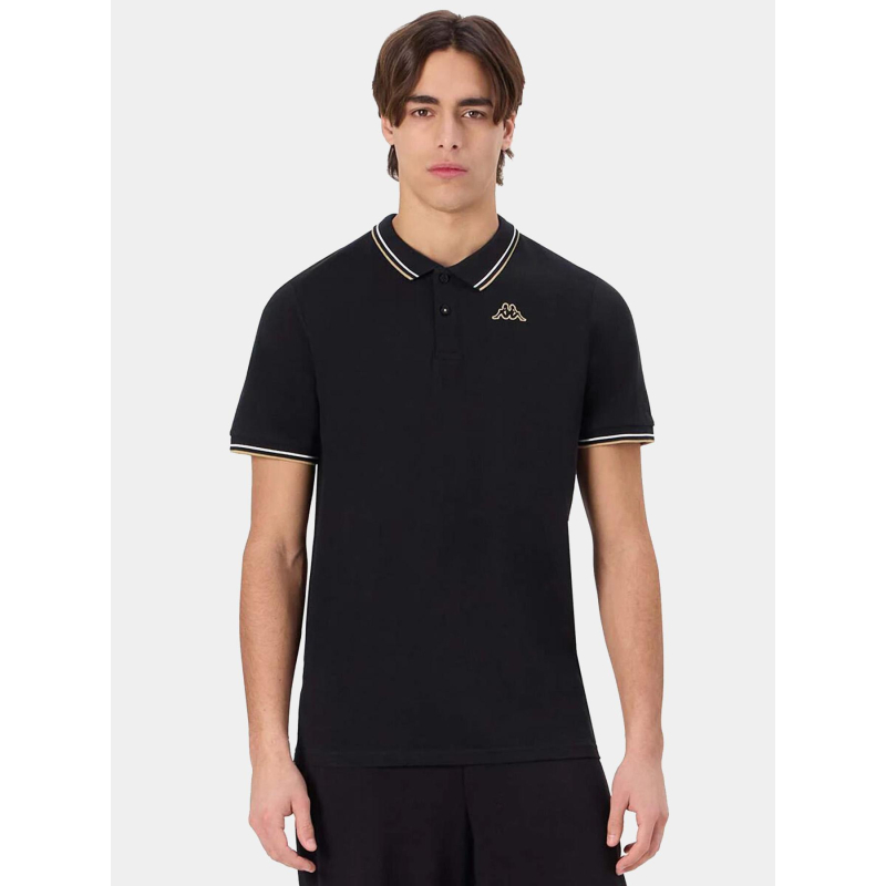 Polo ezio 2 noir homme - Kappa