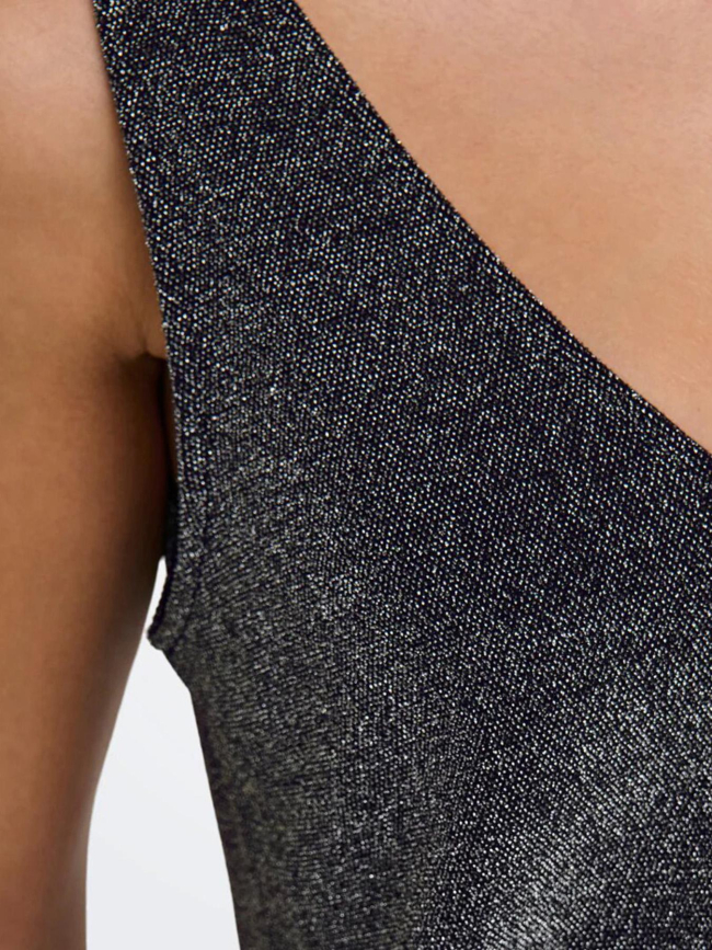 Débardeur brillant onlqueen argenté femme - Only