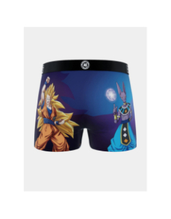 Boxer en microfibre dbs goku ssj3 beerus violet homme - Freegun