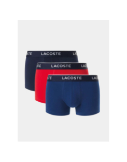 Pack de 3 boxers stretch en coton multicolore homme - Lacoste