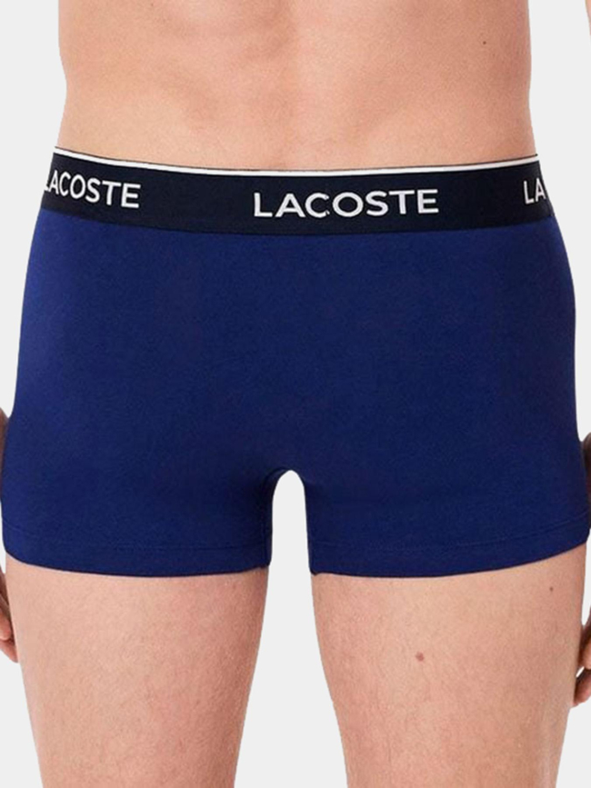 Pack de 3 boxers stretch en coton multicolore homme - Lacoste