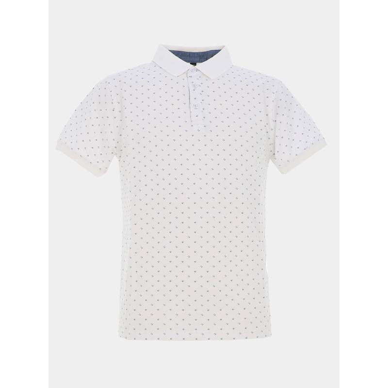 Polo à manches courtes bicest blanc homme - Sun Valley