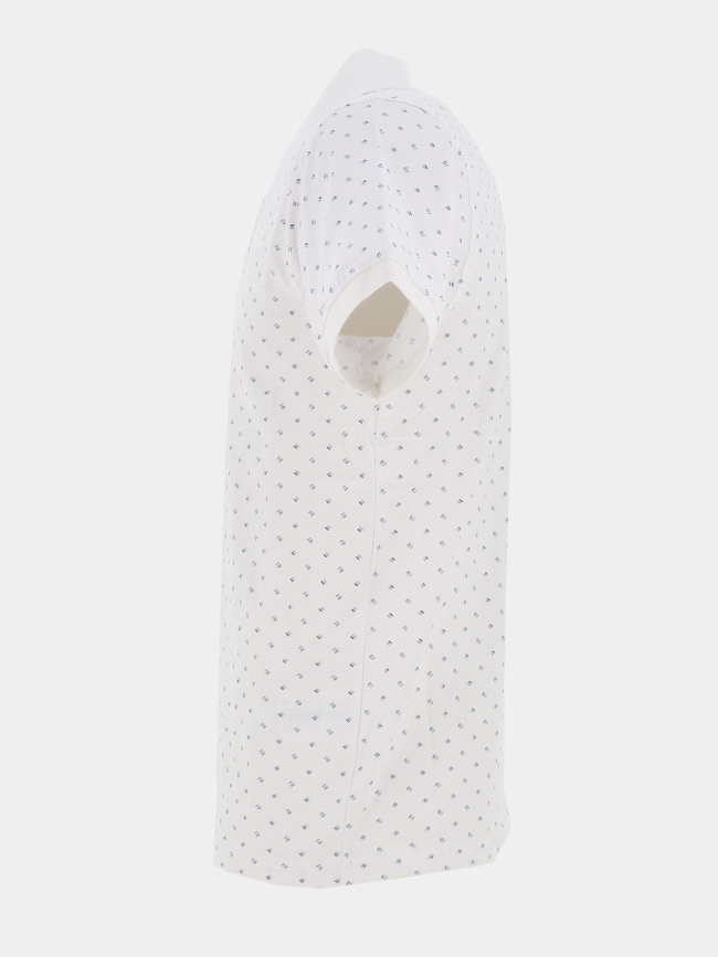 Polo à manches courtes bicest blanc homme - Sun Valley