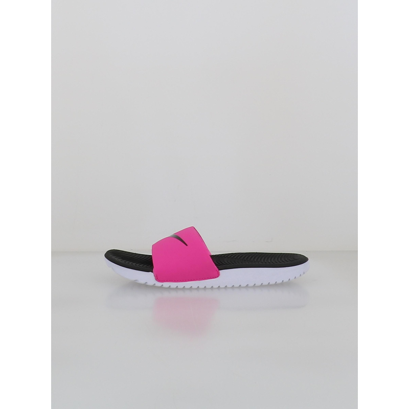 Claquettes kawa slide gs ps rose noir enfant - Nike