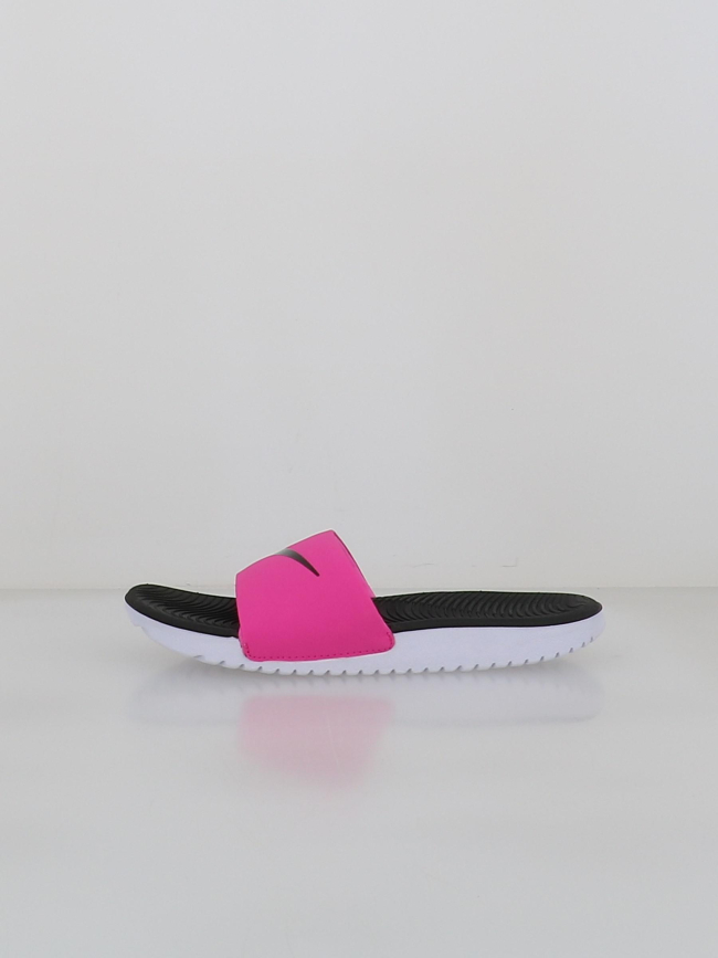 Claquettes kawa slide gs ps rose noir enfant - Nike