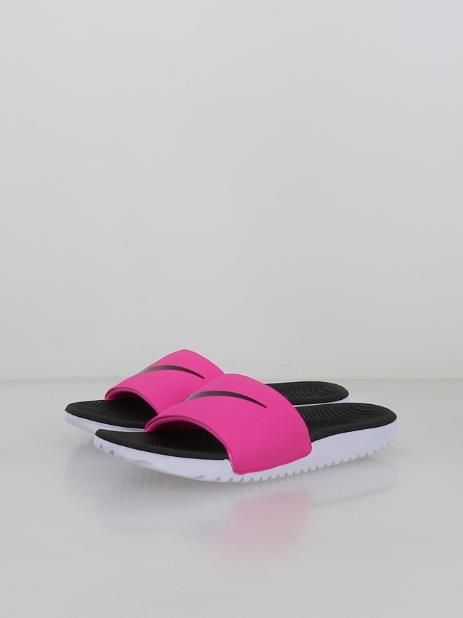 Claquettes kawa slide gs ps rose noir enfant - Nike