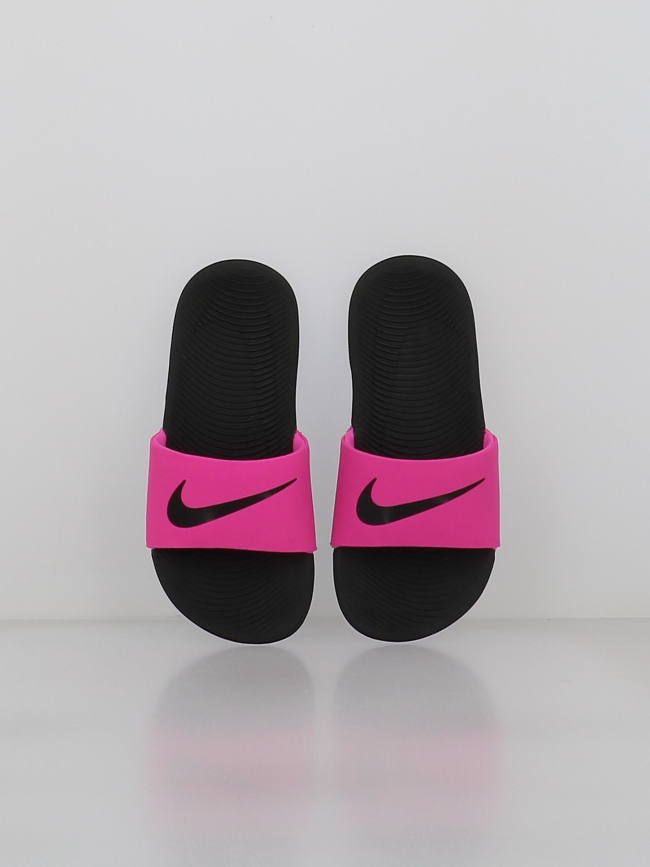 Claquettes kawa slide gs ps rose noir enfant - Nike