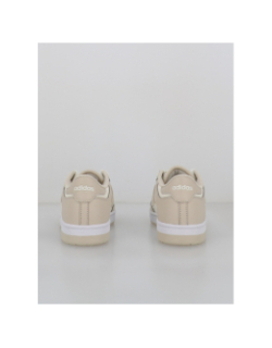 Baskets rapid court low blanc et beige femme - Adidas