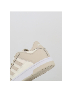 Baskets rapid court low blanc et beige femme - Adidas
