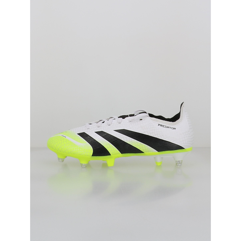 Chaussures de football predator league sg blanc jaune - Adidas