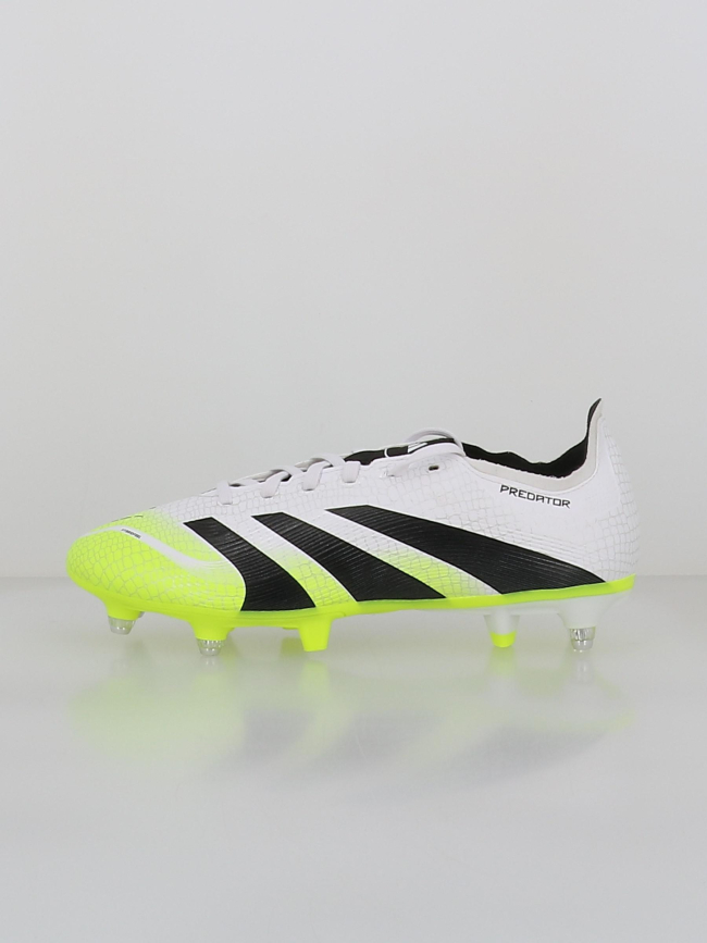 Chaussures de football predator league sg blanc jaune - Adidas