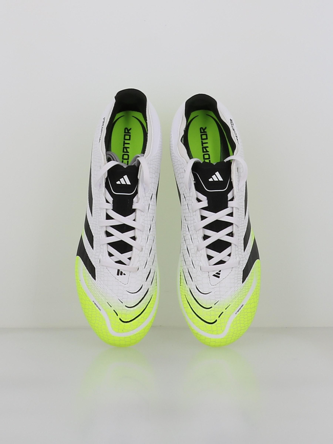 Chaussures de football predator league sg blanc jaune - Adidas