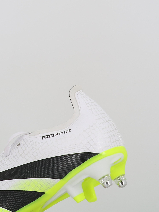Chaussures de football predator league sg blanc jaune - Adidas