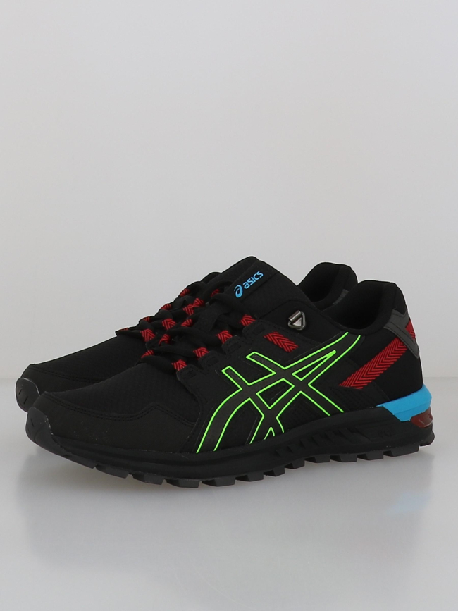 Chaussures de trail gel-citrek noir et vert homme - Asics