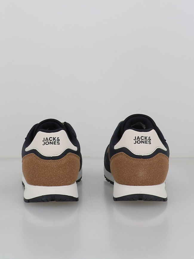 Baskets harrow mesh bleu marine marron homme - Jack & Jones