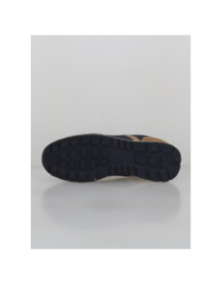 Baskets harrow mesh bleu marine marron homme - Jack & Jones