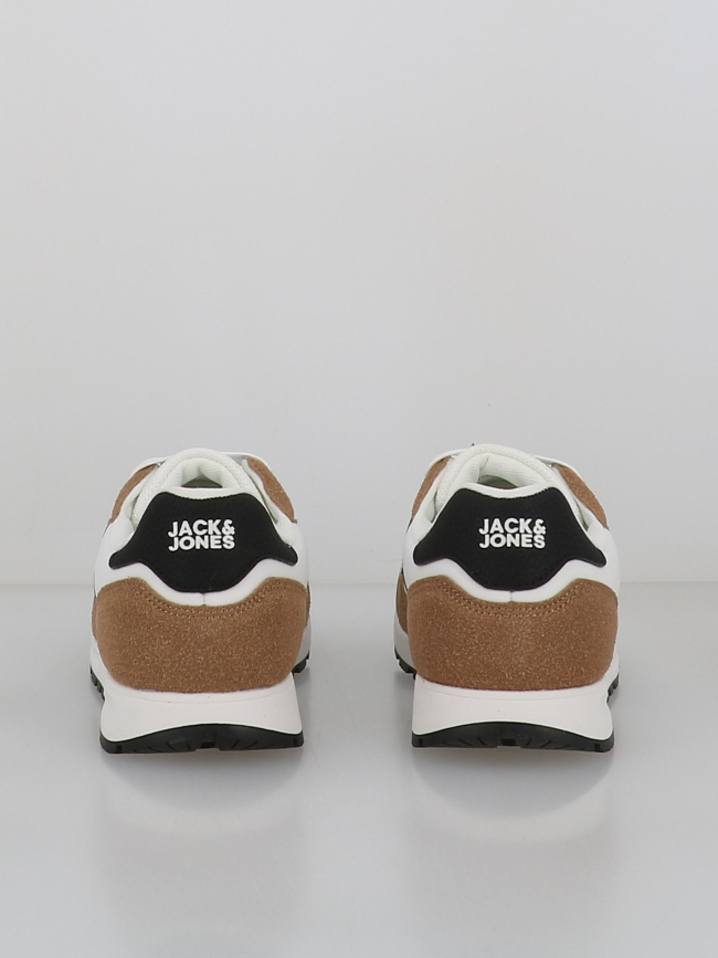 Baskets harrow mesh blanc marron homme - Jack & Jones