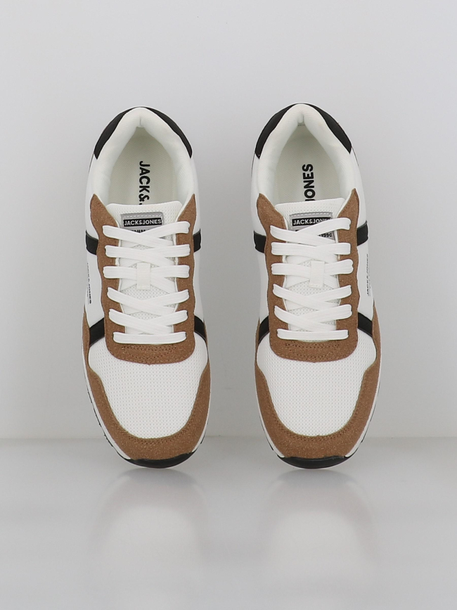 Baskets harrow mesh blanc marron homme - Jack & Jones