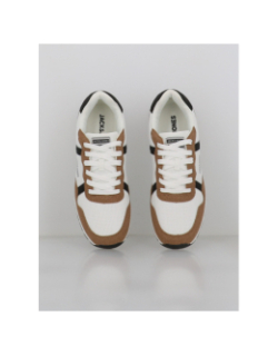 Baskets harrow mesh blanc marron homme - Jack & Jones