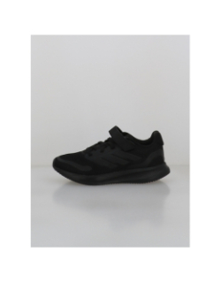 Baskets à scratch runfalcon 5 el c noir enfant - Adidas