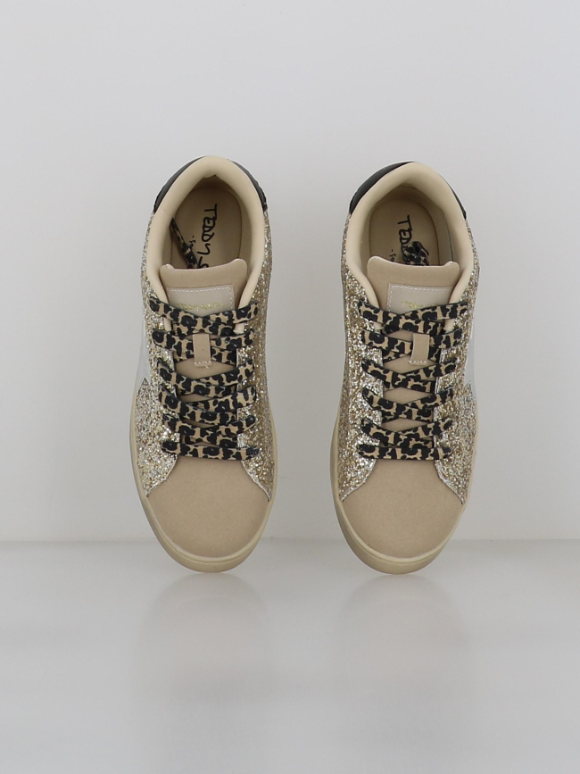 Baskets zapato sra c. brillantes beige femme - Teddy Smith