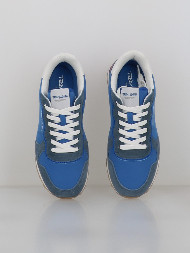 Baskets basse bleu et blanc homme - Teddy Smith