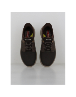 Baskets slip-in slade-macklin marron homme - Skechers