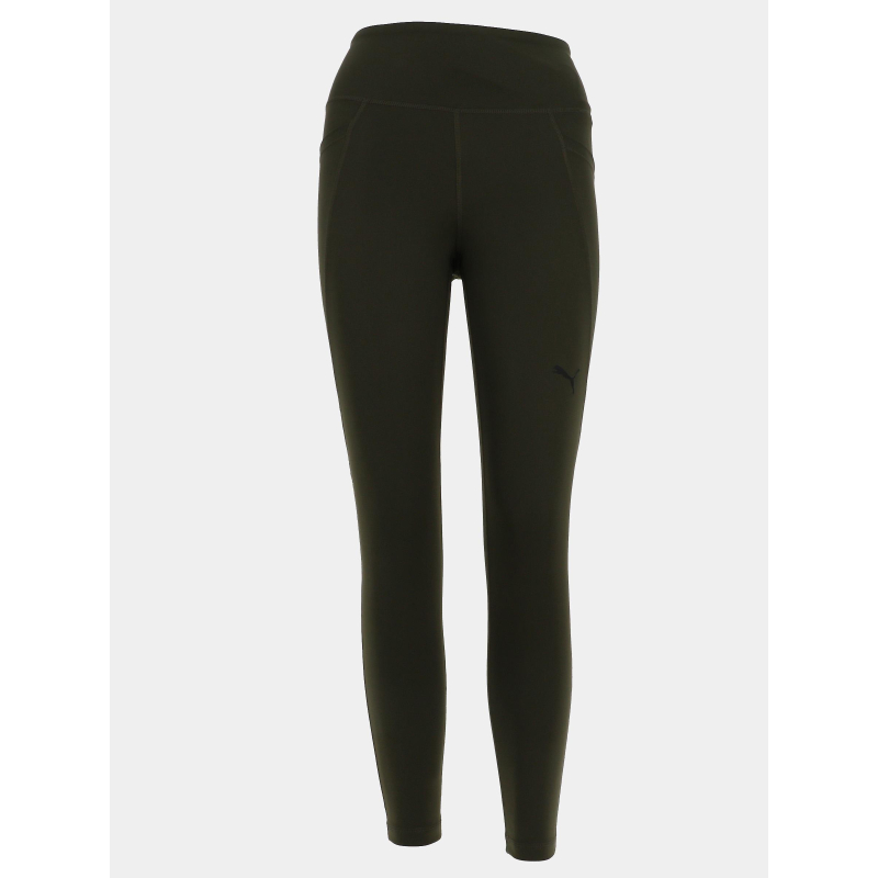 Legging de sport taille haute tad essential kaki femme - Puma