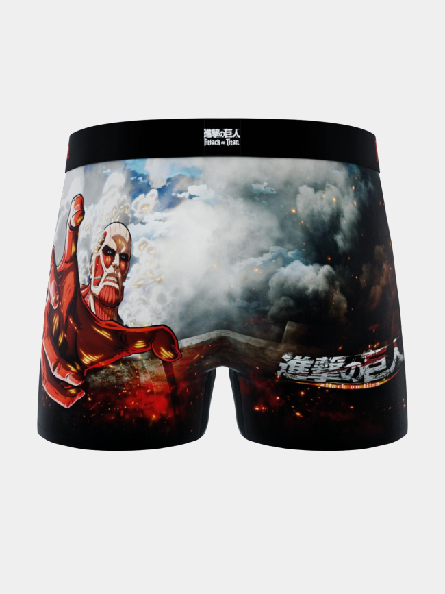 Boxer en microfibre aot titan colossal noir homme - Freegun