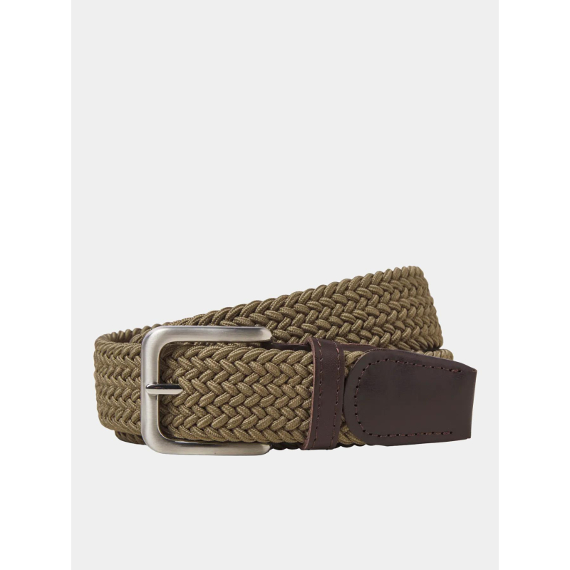 Ceinture tressée jacspring marron homme - Jack & Jones