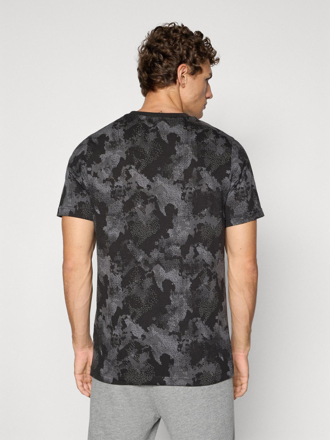 T-shirt essential camo noir gris homme - Puma