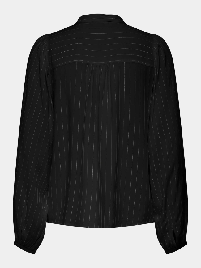 Chemisier rayé argenté lucy noir femme - Only