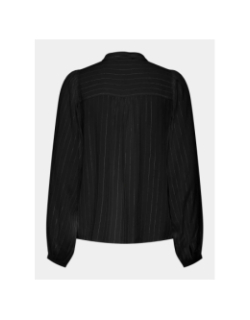 Chemisier rayé argenté lucy noir femme - Only