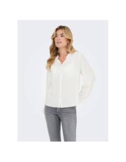 Chemisier rayé argenté lucy blanc femme - Jdy