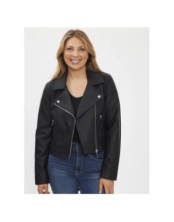 Veste perfecto simili cuir ditte biker noir femme - Only