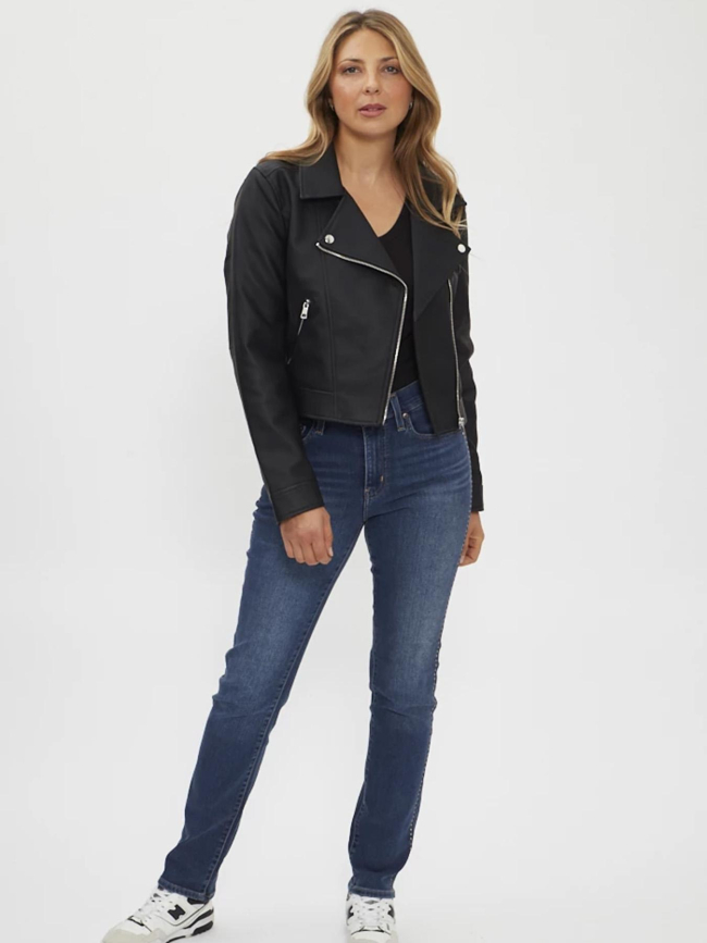 Veste perfecto simili cuir ditte biker noir femme - Only