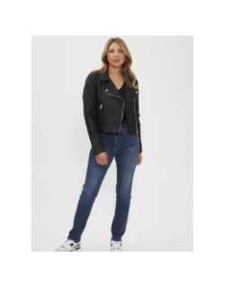 Veste perfecto simili cuir ditte biker noir femme - Only